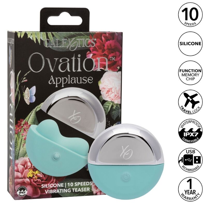 Calexotics Ovation Stimolatore Clitorideo Premium Verde Acqua - immagine 2
