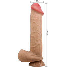 Pretty Love - Serie Sliding Skin Dildo Realistico Con Ventosa Sliding Skin Flesh 26 Cm