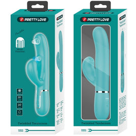 Pretty Love - Perlita Vibratore Multifunzione 3 In 1 Punto G Verde Acqua