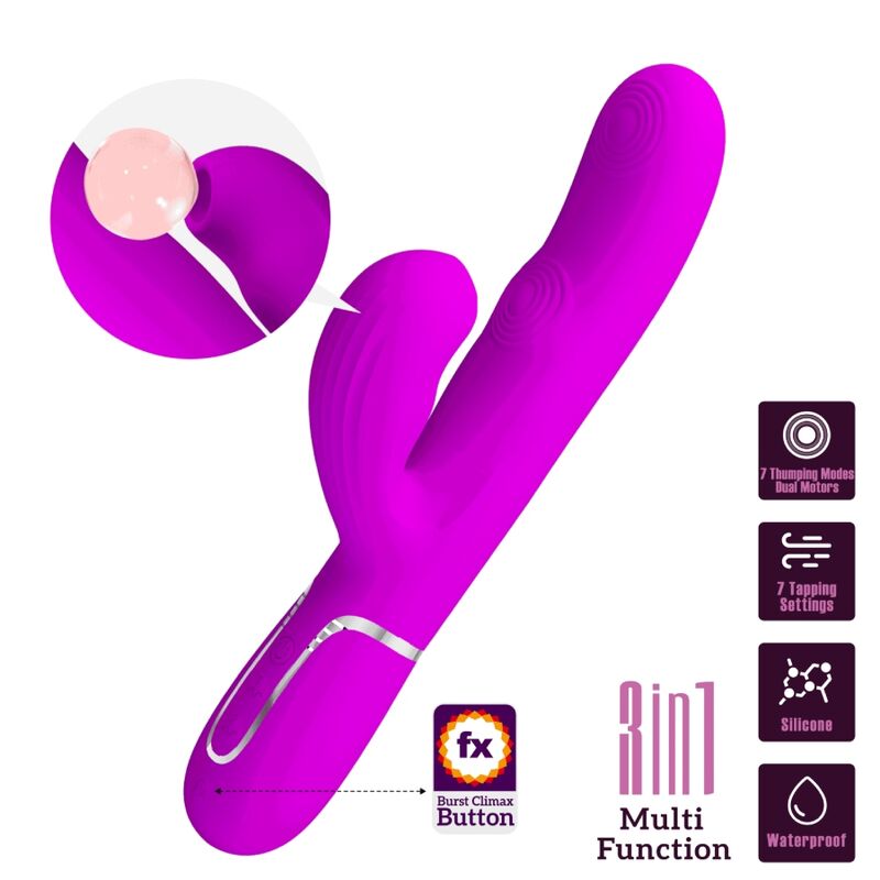 Intense Perlita Vibratore Multifunzione 3 in 1 Premium - immagine 10