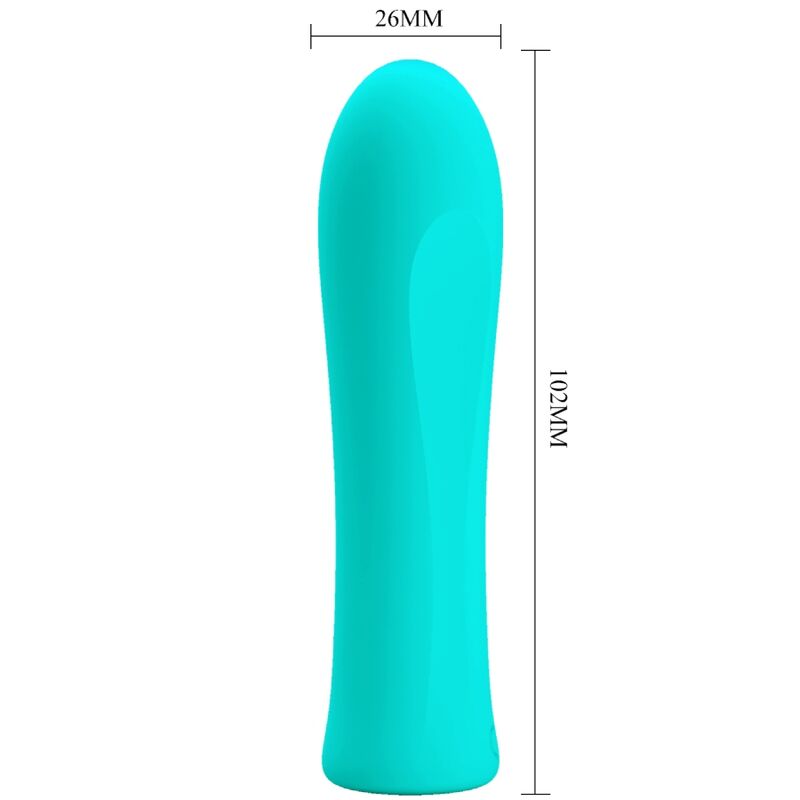 Pretty Love Alfreda Mini Vibratore Ricaricabile Verde Acqua - immagine 5