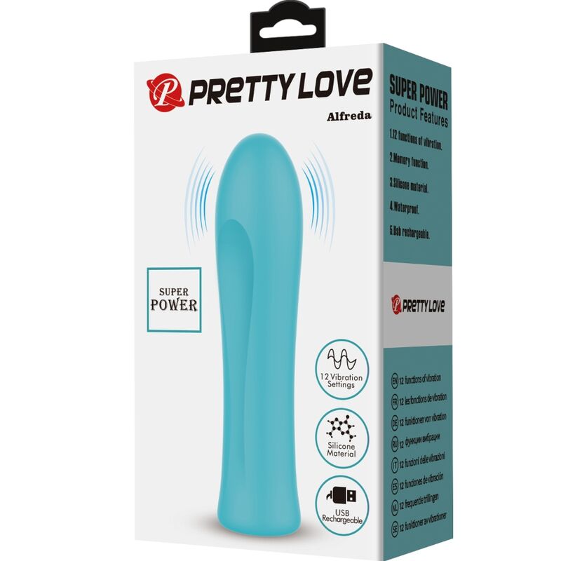 Pretty Love Alfreda Mini Vibratore Ricaricabile Verde Acqua - immagine 8