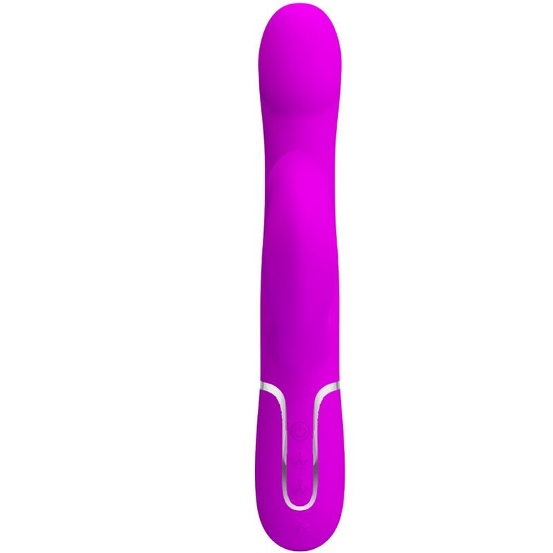 Intense Perle Vibratore Rabbit in Silicone Body-Safe Viola - immagine 2