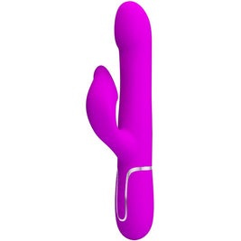 Intense Perle Vibratore Rabbit in Silicone Body-Safe Viola