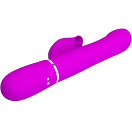 Intense Perle Vibratore Rabbit in Silicone Body-Safe Viola - immagine 5
