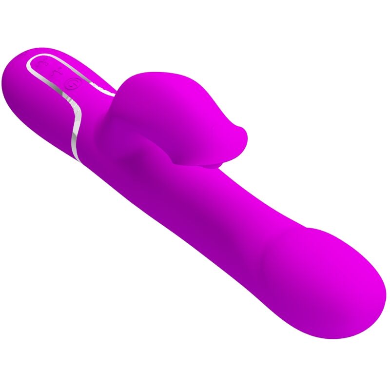 Intense Perle Vibratore Rabbit in Silicone Body-Safe Viola - immagine 4