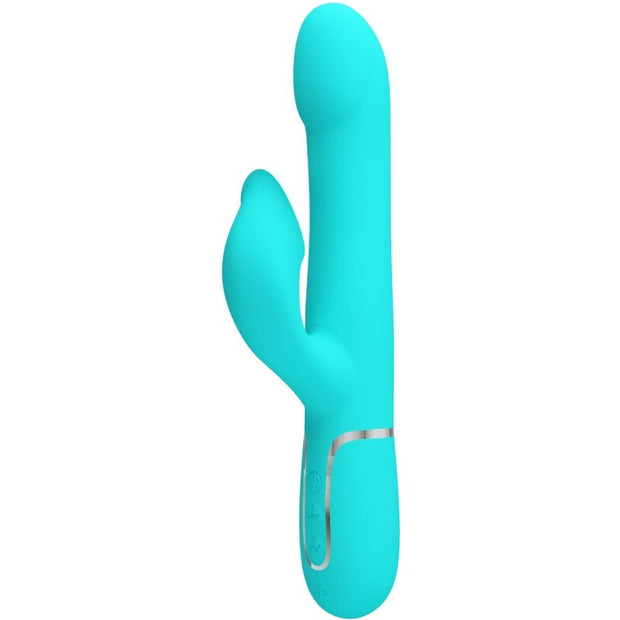 Intense Perle Vibranti Rabbit Verde Acqua Body-Safe Premium