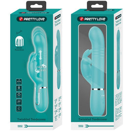 Intense Perle Vibratore Rabbit in Silicone Verde Acqua - immagine 10