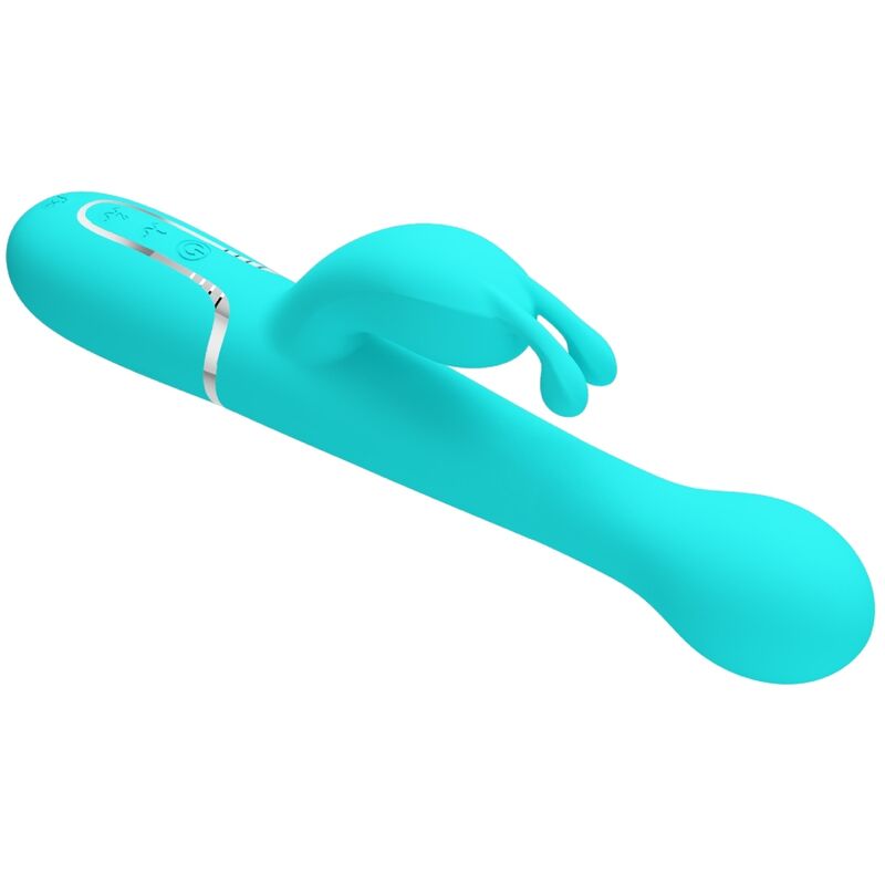 Intense Dejon Rabbit Vibratore Multifunzione Verde Acqua - immagine 5