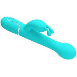Intense Dejon Rabbit Vibratore Multifunzione Verde Acqua - immagine 5