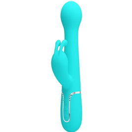 Intense Dejon Rabbit Vibratore Multifunzione Verde Acqua