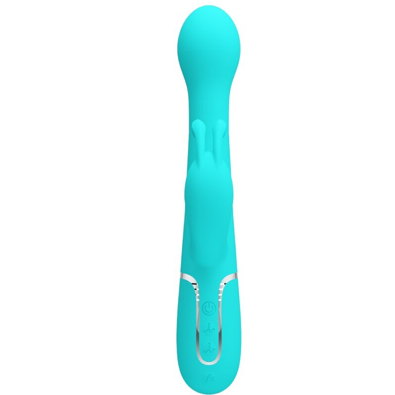Intense Dejon Rabbit Vibratore Multifunzione Verde Acqua - immagine 2