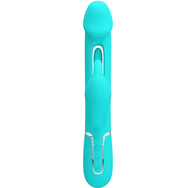 Intense Dejon Rabbit Vibratore Multifunzione in Verde Acqua - immagine 2