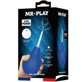 Mr Play - Doccia Anale Blu Super Potenza Blu