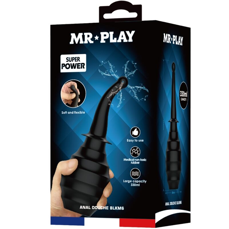 Mr Play - Doccia Anale Blkm6 Super Potenza Nero
