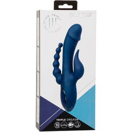 Calexotics - Vibratore Triplo Orgasmo Blu