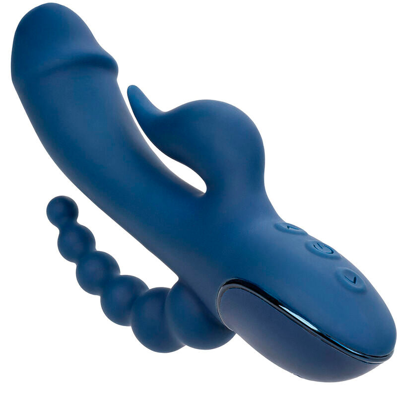 Calexotics - Vibratore Triplo Orgasmo Blu