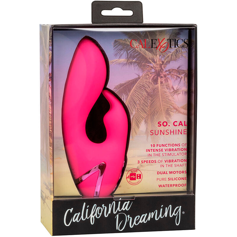 Calexotics Sunshine Rabbit Vibratore Dual-Stimulation Fucsia - immagine 13