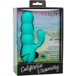 Calexotics - Vibratore Del Mar Diva Rabbir Aqua Green Di California Dreaming