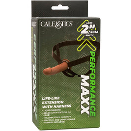 Calexotics - Performance Maxx Life-Like Extension Con Imbracatura Brown Skin