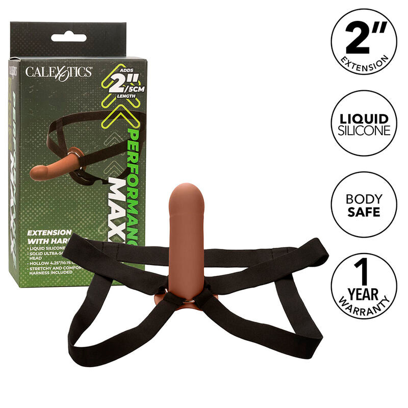Calexotics - Performance Maxx Extension Con Imbracatura Brown Skin