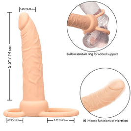 Calexotics - Performance Maxx Ricaricabile Dual Penetrator Light Skin