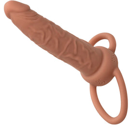 Calexotics - Performance Maxx Ricaricabile Dual Penetrator Brown Skin