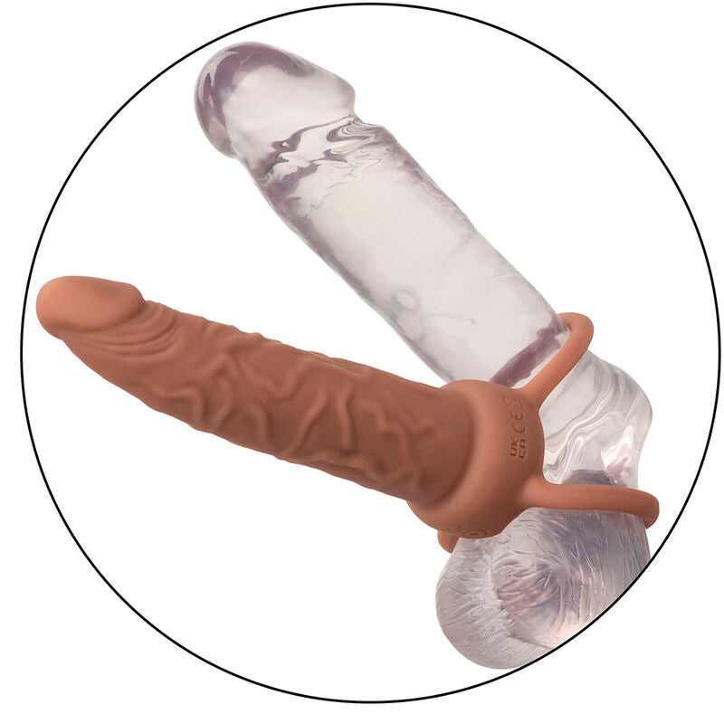 Calexotics - Performance Maxx Ricaricabile Dual Penetrator Brown Skin