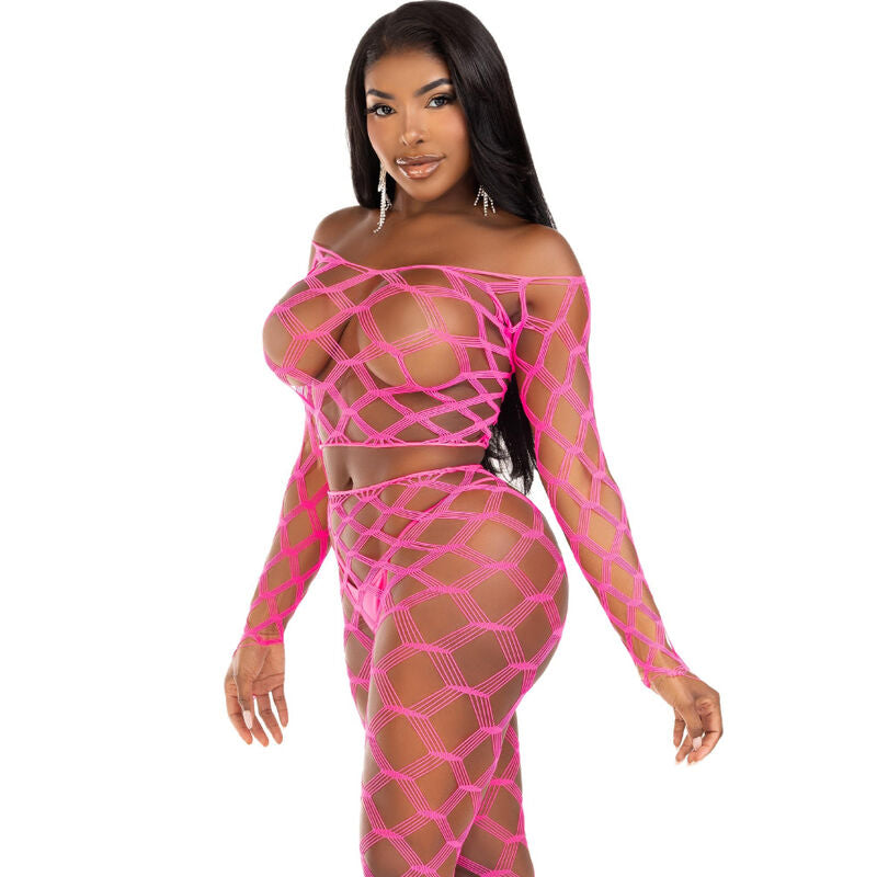 LEG AVENUE - TOP E LEGGINS HARDCORE BLU