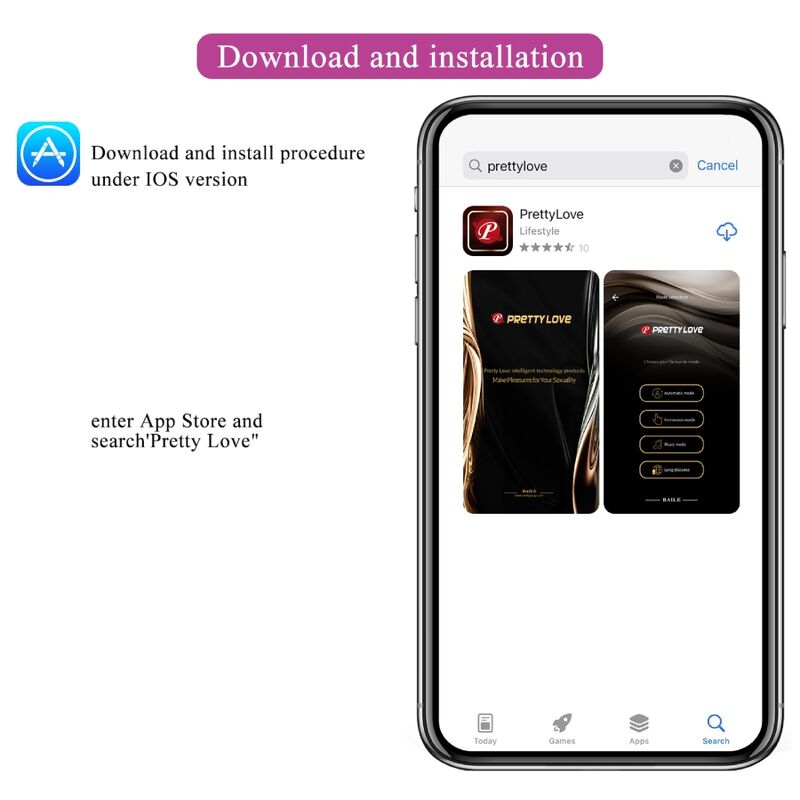 Pretty Love - Uovo Vibrante Ninfa Controllato Da App Lila