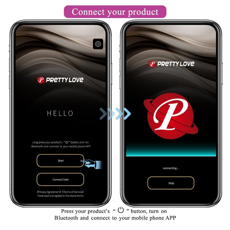 Pretty Love Baird Vibratore Punto G con App e 12 Modalità - immagine 10