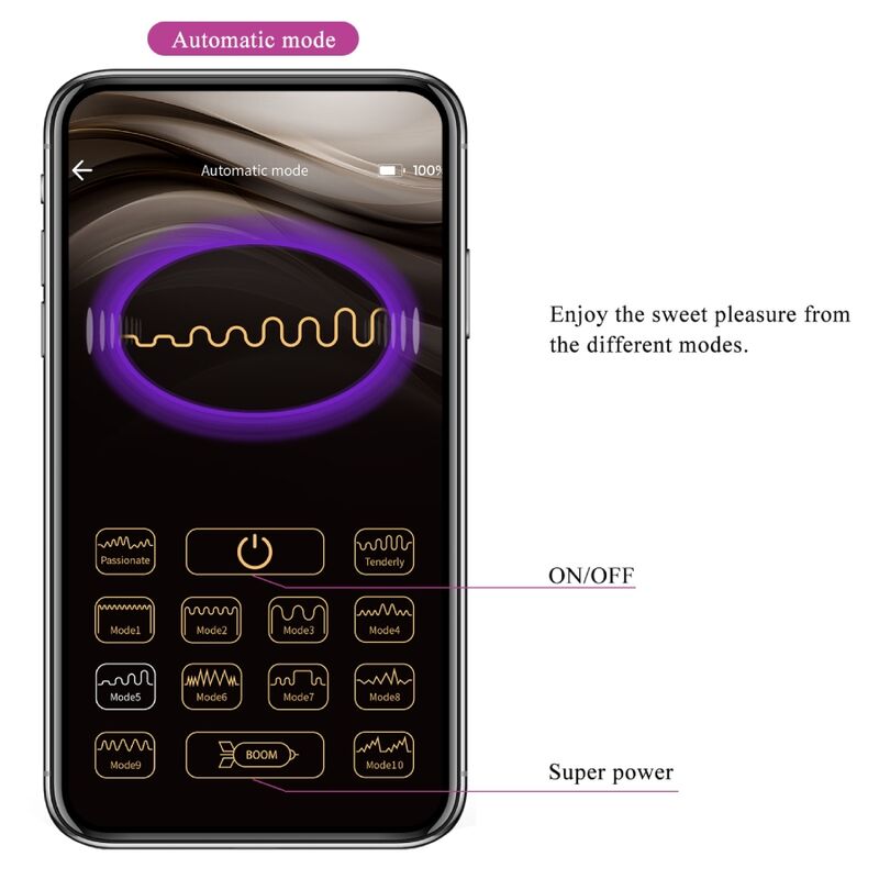 Pretty Love Baird Vibratore Punto G con App e 12 Modalità - immagine 12