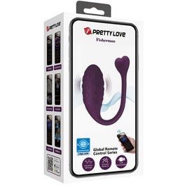 PRETTY LOVE - FISHERMAN UOVO VIBRANTE LILA CONTROLLATO DA APP