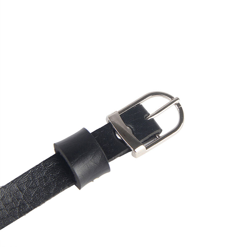 Subblime - Imbracatura Pettonaria In Pelle Con Catene Nera Taglia Unica