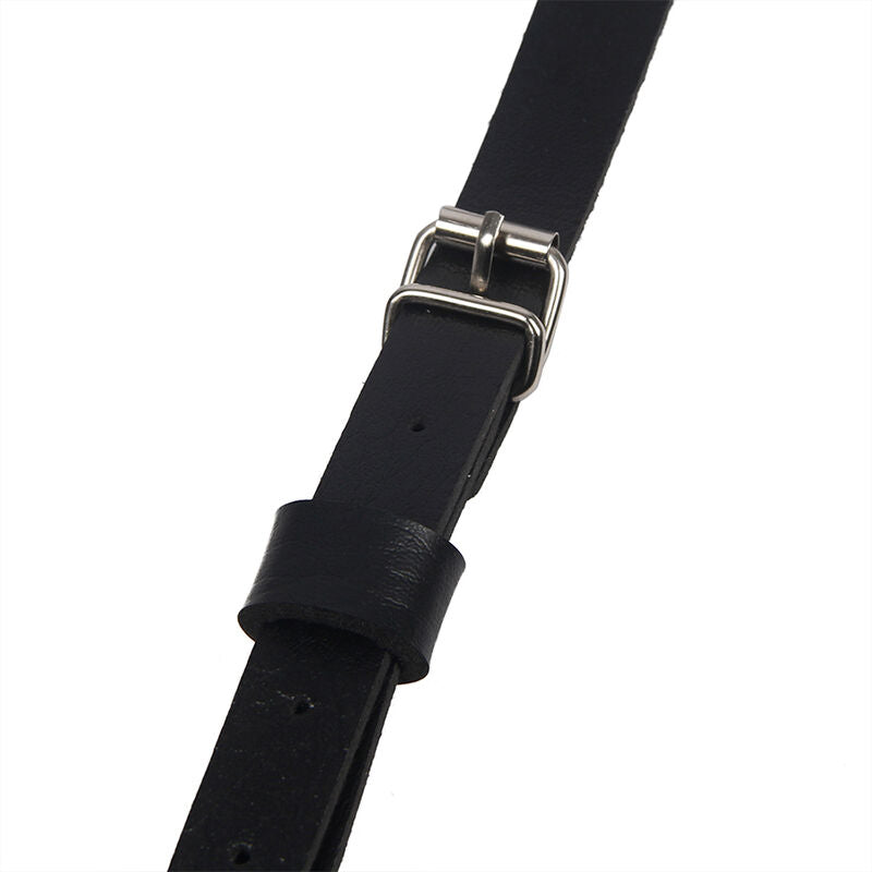 Subblime - Imbracatura Toracica Con Anelli In Pelle Nera Taglia Unica