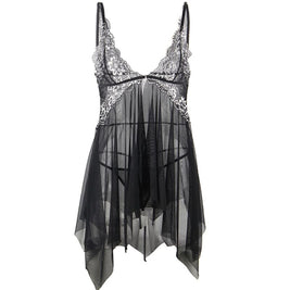 Subblime - Babydoll Tela Tul Pecho Encaje S/M