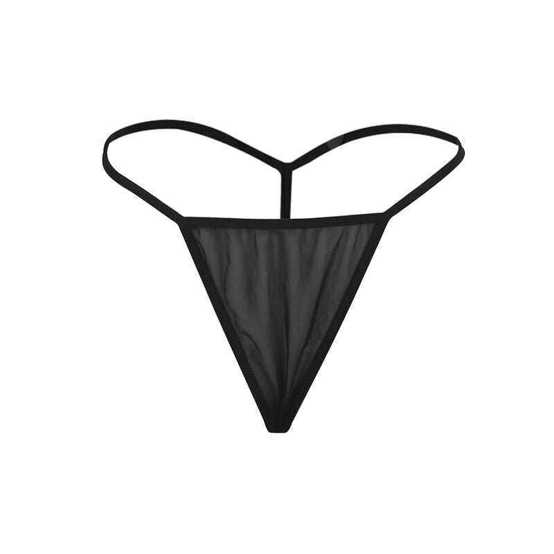 SUBBLIME - BABYDOLL TULLE CON DETTAGLI PIZZO E FIORI NERO L/XL