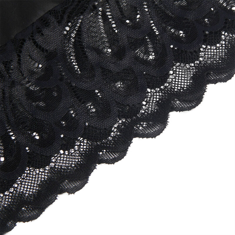 Subblime - Babydoll Con Estampado Floreale Pecho Negro S/M