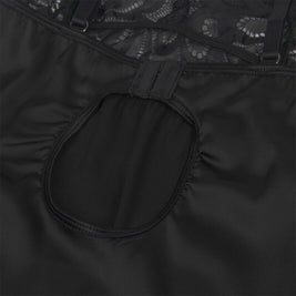 Subblime - Babydoll Con Estampado Floreale Pecho Negro S/M