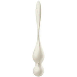 SATISFYER - LOVE BIRDS SFERE KEGEL VIBRANTI BIANCHE