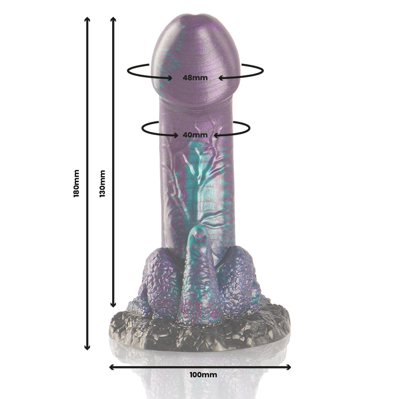 Epic - Basilisk Dildo Doppio Piacere Squamato Piccole Dimensioni