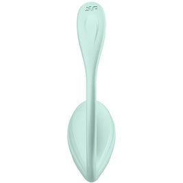SATISFYER - STIMOLATORE PUNTO G PETALE LISCIO VERDE ACQUA APP GRATUITA