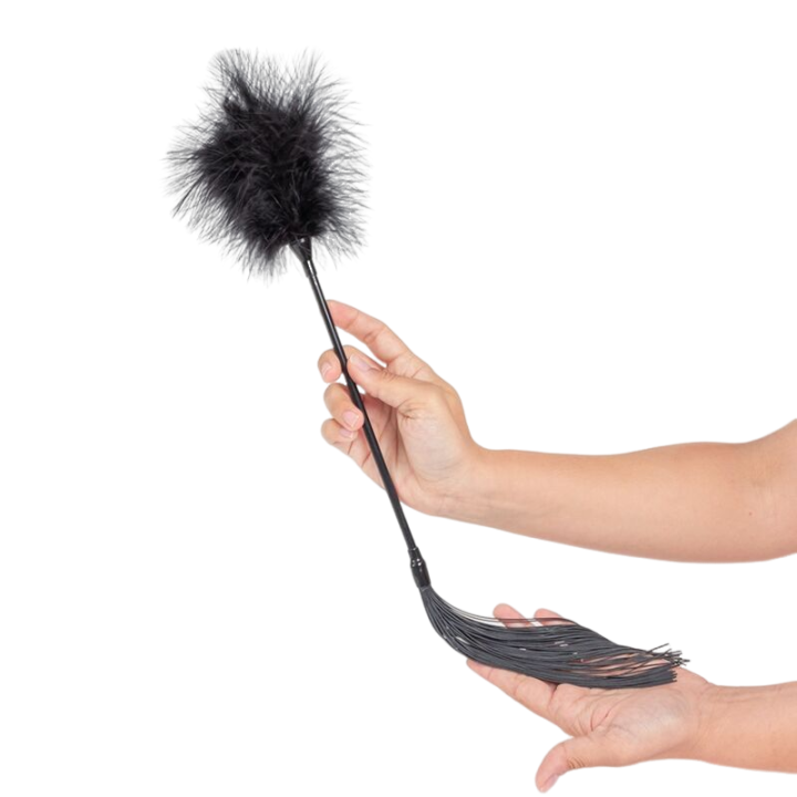 Gioco Segreto - Duster + Frusta Nera