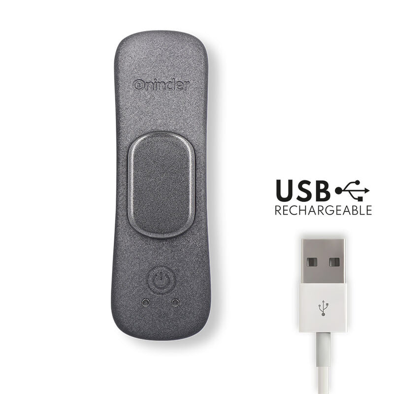 Oninder - Vibratore Ricaricabile Manila Panty 9 Velocità 9,6 Cm X 2,6 Cm - App Gratuita