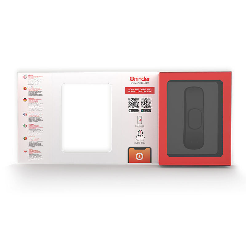 Oninder - Vibratore Ricaricabile Manila Panty 9 Velocità 9,6 Cm X 2,6 Cm - App Gratuita