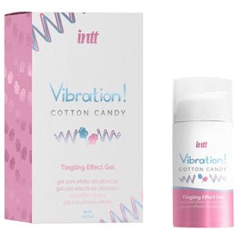 Intt - Gel Vibrante Liquido Stimolante Intimo Potente Zucchero Filato 15 Ml