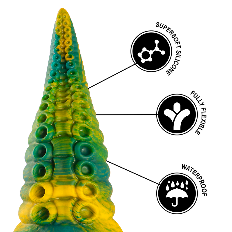 Epic - Dildo Tentacolo Verde Cetus Taglia Piccola