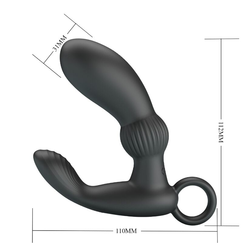 Pretty Love Cayla Massaggiatore con Telecomando in Silicone Nero - immagine 5