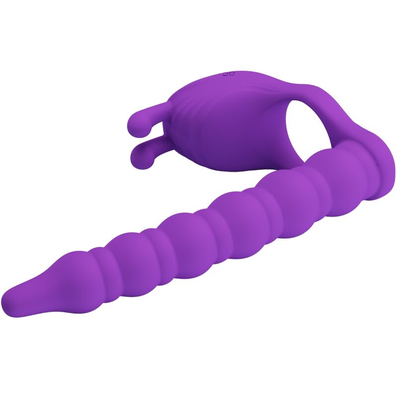 Pretty Love - Anello Per Pene Blackney Con Dilatatore Vibrante Lila