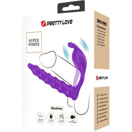 Pretty Love - Anello Per Pene Blackney Con Dilatatore Vibrante Lila